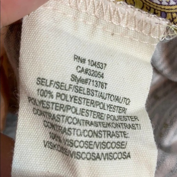 Anthropologie tiny scarf print top - Picture 7 of 8